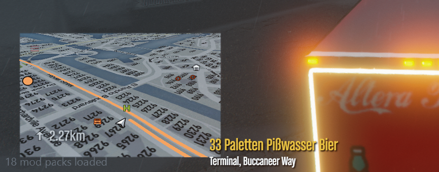 Routen-Anzeige auf der Minimap